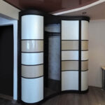 curved radius cabinet