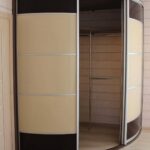 radius wardrobe beige-black