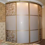 radius cabinet golden