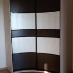 radius cabinet concave brown