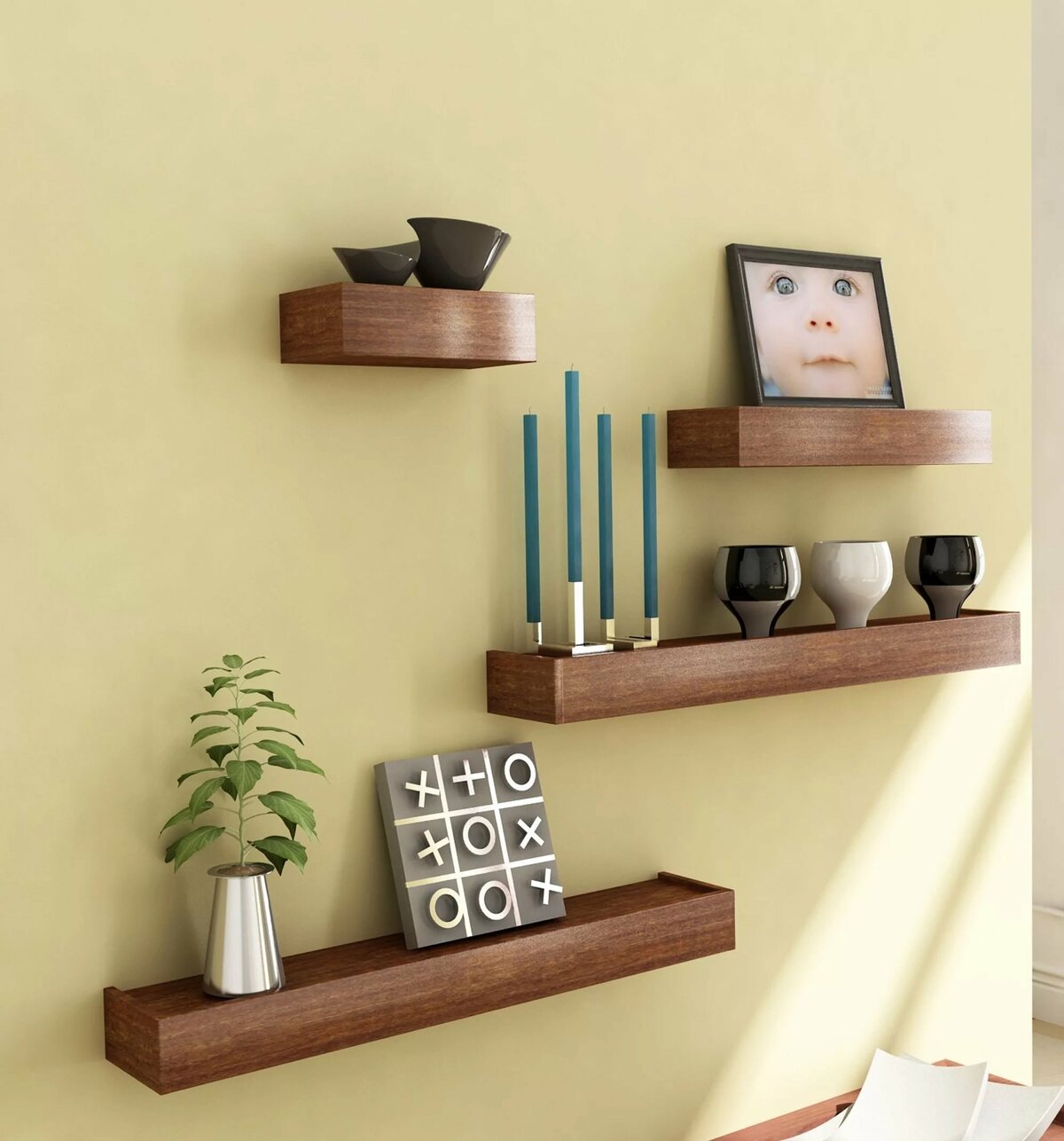 horizontal shelves