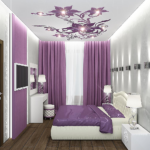 small bedroom lilac