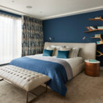 small bedroom blue