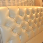 leather headboard