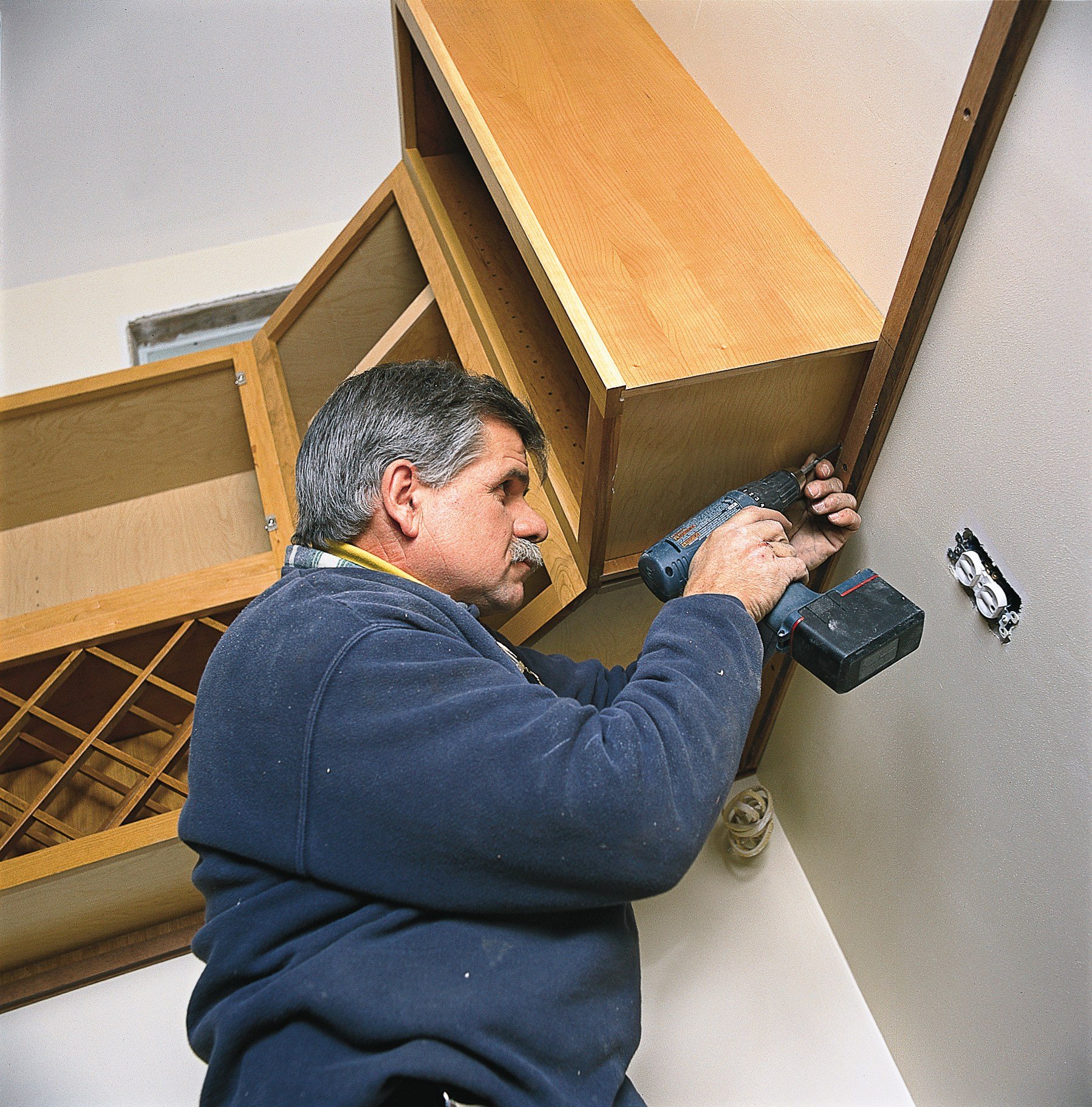 fixing cabinets