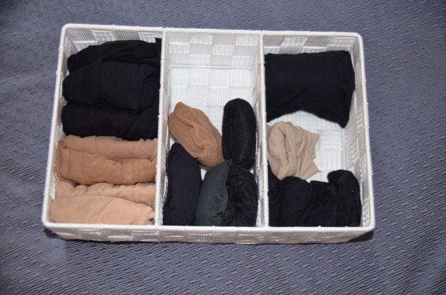 comment plier chaussettes et collants