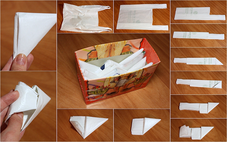 how to fold the package