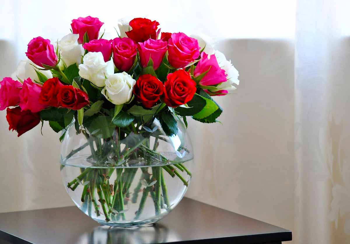 how to keep roses in a vase longer