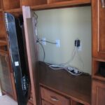 how to hide wires from a TV interior ideas