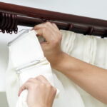 steep curtain rod