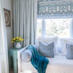 curtains classic blue