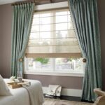 curtains classic green