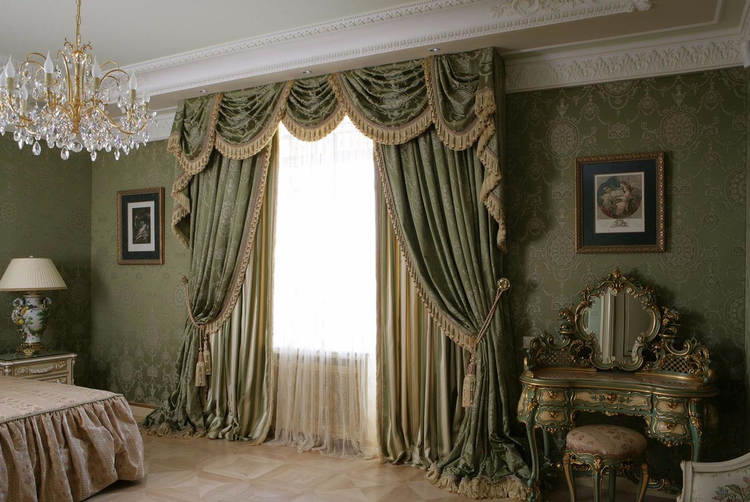 décor de rideau baroque