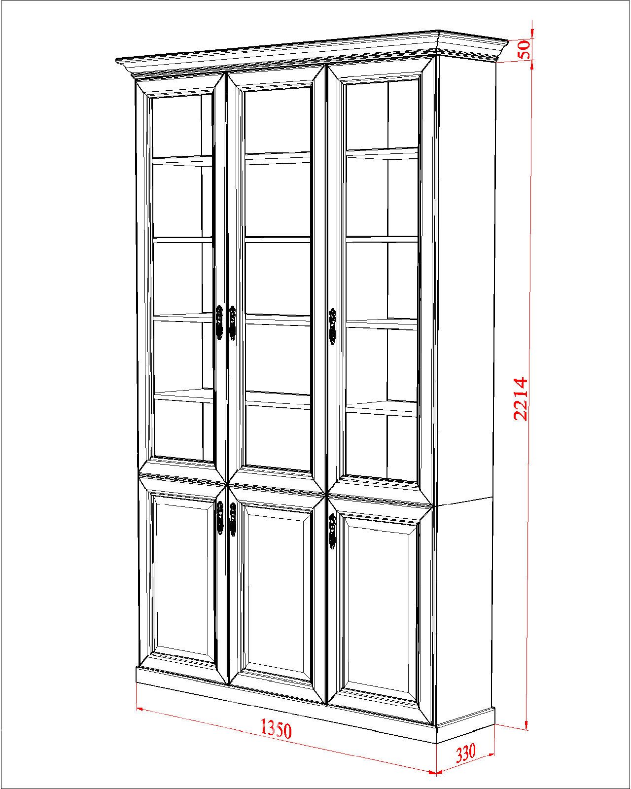 cabinet sketch