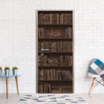 bookcase in the apartment