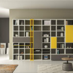 bookcase yellow