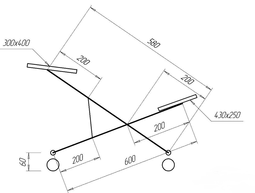 diagramme de chaise de genou