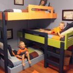 bedroom for three boys