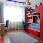 bedroom for boys red