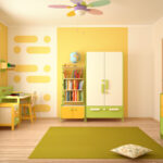 bedroom for boys yellow