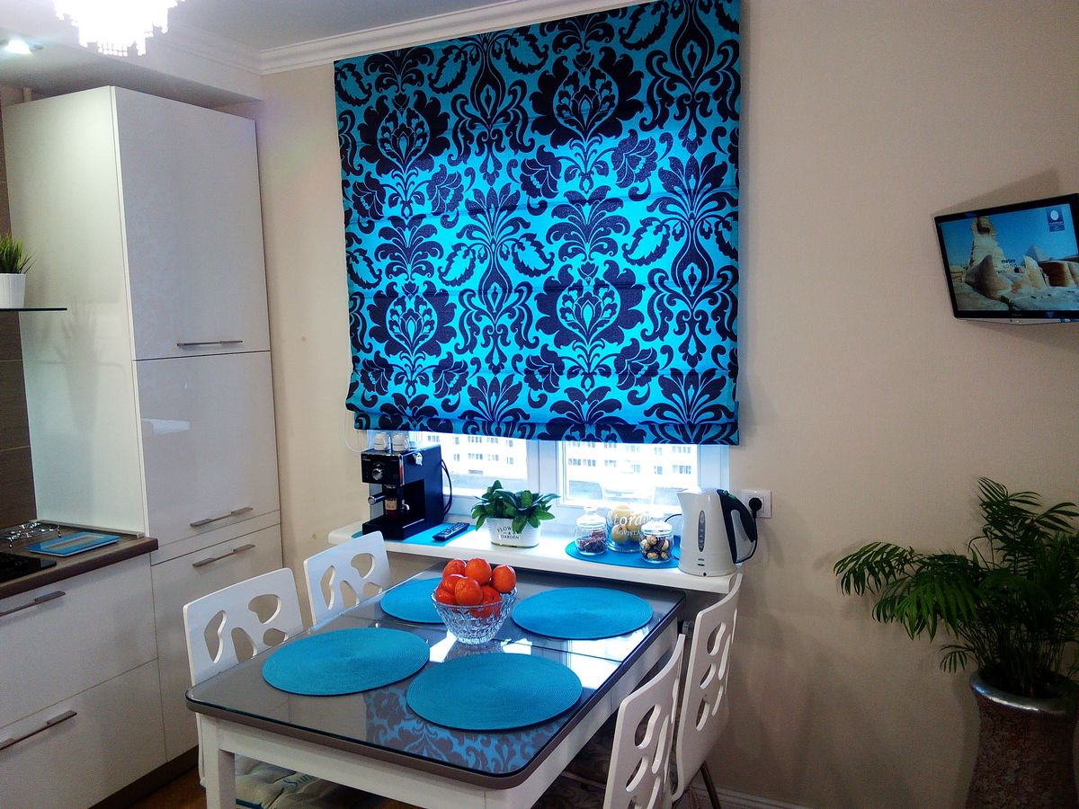 short curtains for kitchen