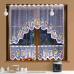 two-level curtains for the kitchen