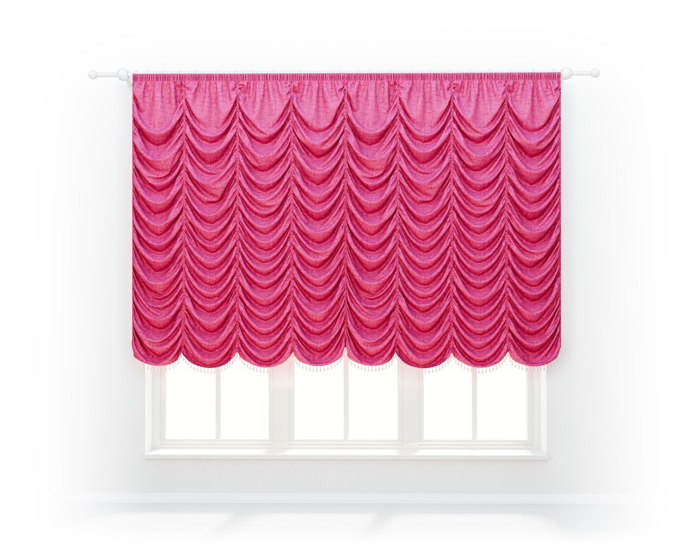 deep color french curtain