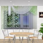 multi-layer curtains for the kitchen