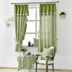 green marsh curtains for the kitchen