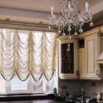 curtains for the kitchen French beige