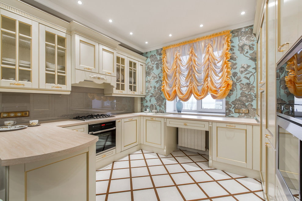 short curtains for the kitchen design