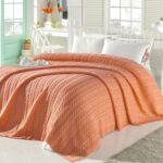 orange bedspread