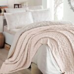 beige bedspread