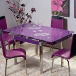 purple kitchen table