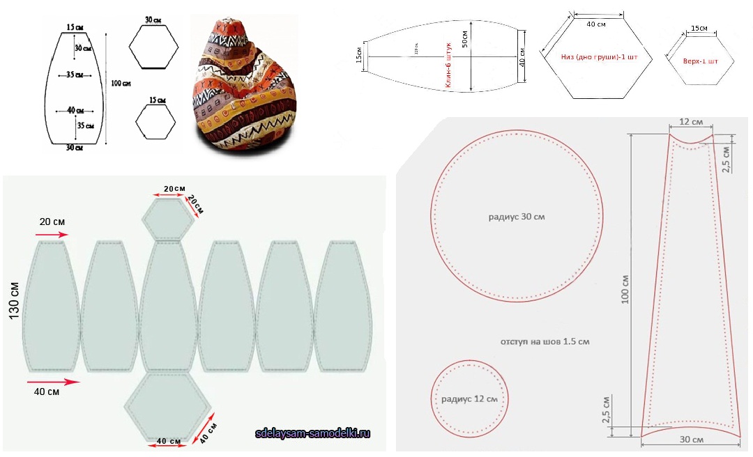 chair bag pattern