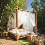 bed for dacha decor photo