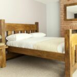 bed from chipboard interior