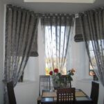 round eaves for curtains photo decoration