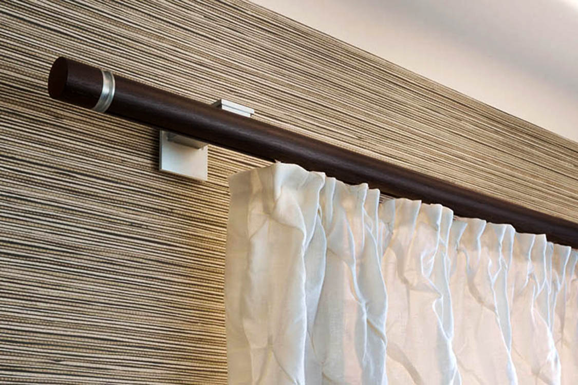 round curtain rod design photo