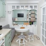 kitchen 10 square meters with a sofa types of decor