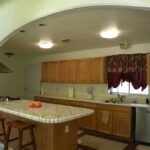 plasterboard kitchen interior photo