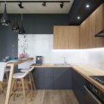 wooden kitchen set