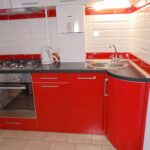 kitchen with gas water heater photo decoration