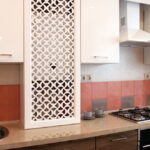 kitchen with gas water heater photo design