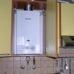 kitchen with gas water heater photo views