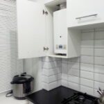 kitchen with gas boiler photo interior