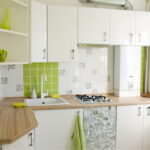 kitchen with gas boiler photo decoration