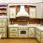 light kitchen decoupage