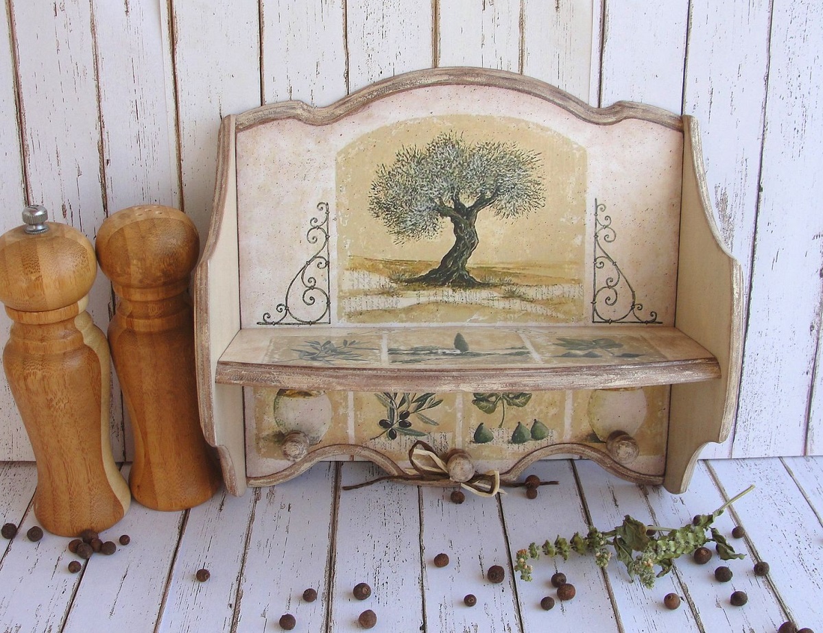 decoupage furniture in provence