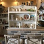 shelf provence in the kitchen light